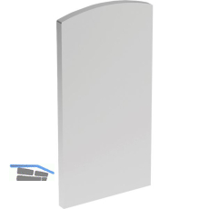 ECONOMY Endkappe f�r Bodenprofile 0005 UNO FLEX, links, silber eloxiert