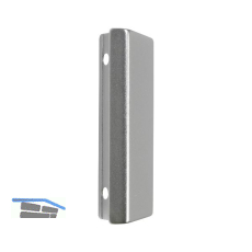 MACO Balkont�rgriff BASE 36870, L�nge 71 mm, Aluminium silber eloxiert