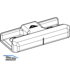 ROTO NT/NX Schlie�st�ck Holz Eurofalz 24 mm 13V Zink mit 2 Bohrzapfen verst�rkt