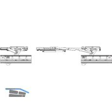 ROTO Patio Alversa Grundkarton Laufwagen Parallelschiebe 160 kg links