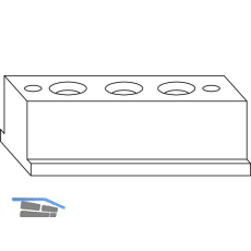 WINKHAUS Unterf�tterung UF.BK.WS, zu Falzschere GRT.FSR, Kunststoff wei�