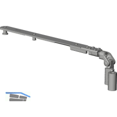 WINKHAUS Schere SH1.T.A.18-9-12.RS, 12/18-9V, FFB 370-600 mm, rechts, silber