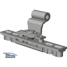 WINKHAUS Kippband KB.HT.18-9-12, 80 kg, silber