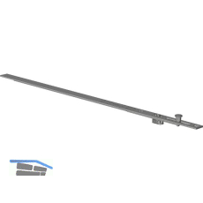 WINKHAUS Verl�ngerungsschiene V.AK.450-1, L=450 mm, 1 Schlie�zapfen, silber