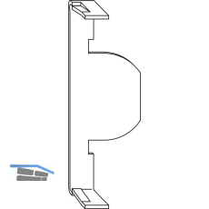 WINKHAUS Anbohrschutz AB.G.D.15,5 f�r Dornma� 15,5 mm, Stahl verzinkt geh�rtet