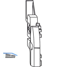 WINKHAUS Schlie�blech SBA.K.161.DFE-TFE.L.RS f�r PVC, rechts, ALUPLAST, Automat
