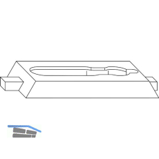 WINKHAUS Zuschlagsicherung ZSS.OP f�r Oberschiene OS.SE, Kunststoff wei�