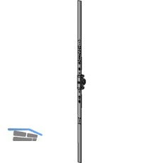 WINKHAUS Getriebe mittig GAM. 800, DM 15,5 mm, FFH 510-800 mm, silber