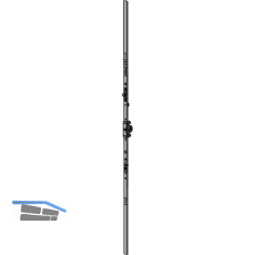 WINKHAUS Getriebe mittig GAM.1050-1, DM 15,5 mm, FFH 710-1050 mm, silber