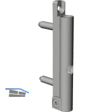 WINKHAUS Fl�gellager FK-F.20-6/20.BR mit Drehhemmung, 100 kg, braun