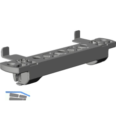 WINKHAUS Scherenlager SL.HW.18-12, 12/18-9V/13V, 130 kg, Falzband, silber
