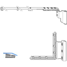 WINKHAUS Garnitur Fl�gelteil GRT.FXL.18-13.RS.F9, 12/18-13V, rechts, titanf�rbig
