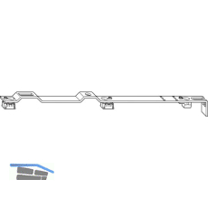 WINKHAUS Drehlagerschiene DLS.K.SE.9-13 zu Drehlager DL.H.SE, 9V/13V, universal