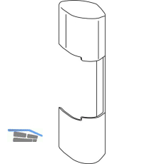 WINKHAUS Scherenlagerkappe K.SL.HT.BR zu Scherenlager SL.HT, braun