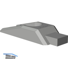 WINKHAUS Zuschlagsicherung ZSS.OS1 f�r Oberschiene OS1, Kunststoff wei�