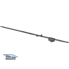 WINKHAUS Getriebe konstant GAK. 945-1, DM 15,5 mm, FFH 695-945 mm, silber