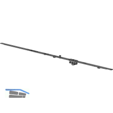 WINKHAUS Getriebe konstant GAK.1100-1, DM 15,5 mm, FFH 850-1100 mm, silber