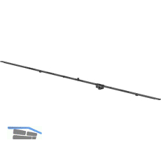 WINKHAUS Getriebe konstant GAK.1550-1, DM 15,5 mm, FFH 1300-1550 mm, silber