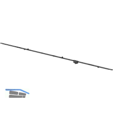 WINKHAUS Getriebe konstant GAK.1775-2, DM 15,5 mm, FFH 1525-1775 mm, silber