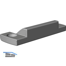 WINKHAUS Zwangsverriegelung ZV-RT.H.9-20.AGR, Rahmenteil 9V, Eurofalz 20 mm