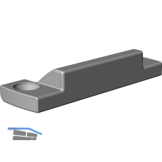 WINKHAUS Zwangsverriegelung ZV-RT.H.9-18.AGR, Rahmenteil 9V, Eurofalz 18mm