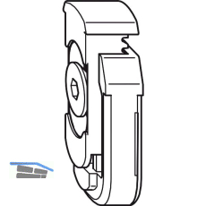 WINKHAUS Rahmenteil RT.DFE-TFE, Schlie�blech SBS, silber
