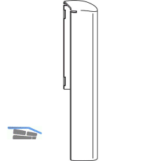 WINKHAUS Fl�gellagerkappe K.FL.HT.LS.WS, wei�, links