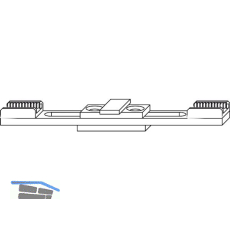 WINKHAUS Verbindungsschiene VS.R, zur Verbindung zweier Langteile mit Verzahnung