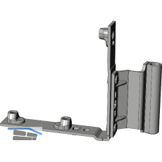 WINKHAUS Fl�gellager FWV.20-13.LS.SL/WS, 12/20-13V, links, 130 kg, silber/wei�