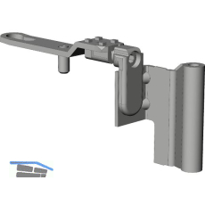 WINKHAUS Kipplagerband KLB.20-13.LS.WS, 12/20-13V, 80 kg, links, wei�