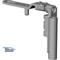 WINKHAUS Kipplagerband KLB.20-13.RS.WS, 12/20-13V, 80 kg, rechts, wei�