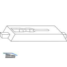 WINKHAUS Kippbegrenzer KBG.OS.SE.1, FFH kleiner als 600 mm, Kunststoff schwarz