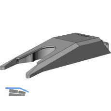 WINKHAUS Kippbegrenzer KBG.OS2 f�r Oberschiene OS2, Kunststoff grau