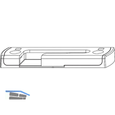 WINKHAUS Sicherheitskippschlie�blech SBK.H.13-24.LS.KVD, EF 24 mm, 13V, links