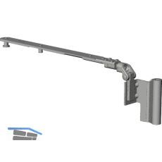 WINKHAUS Schere SK1.A.20-13.LS f�r Schr�gfenster, FFB 270-600, links, silber