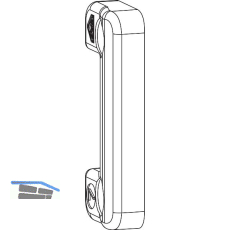 ROTO NT/NX Mittelschlie�er verdeckt Rahmenteil 07 Holz Eurofalz 30 mm Bohrzapfen