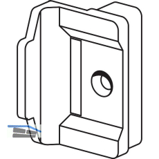 ROTO NT/NX Mittelschlie�er verdeckt Fl�gelteil Nr. 7 grau