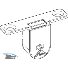 ROTO NT/NX Drehsperre verdeckt Holz 13V silber