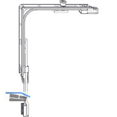 MACO MM Eckumlenkung 1 iS, f�r Drehfenster (209610)
