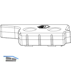 MACO MM Hebeteil, FL 12 mm glatt, Eurofalz 24 mm, rechts, Positionsz. (363992)