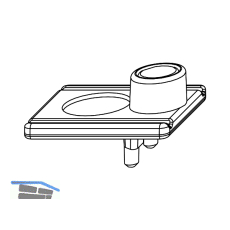 MACO-TRONIC Adapter mit Kontaktgeber, mit 2 Zapfen f�r Kippverschluss (200906)