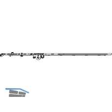 MACO MM D-/DK-Getriebe fix, EH, DM 15 mm, 1iS, FFH 431-660 mm (206986)