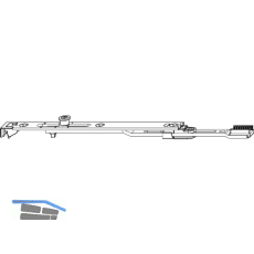 MACO MM Endverschluss EH unten, mit 1 iS-Zapfen, FFH 1340-2450 mm (205644)