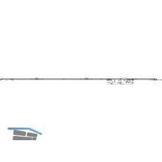 MACO MM Balkont�rverschluss fix, PZ92, DM 55 mm, VK 8 mm, L=1347 mm (203833)