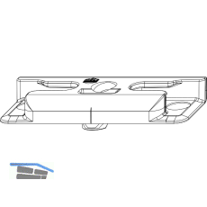 MACO Schlie�teil iS, FL12 mm glatt, Eurofalz 24,13V,Positionsz., B=23mm (364954)
