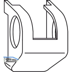 WINKHAUS Ecklagerkappe ELK.ESVW.RS.WS, wei�, rechts
