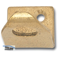 Schlie�blech zu Oberlichtschnapper ME, �berschlagh�he 22 mm, Messing natur