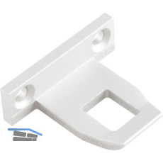 Schlie�blech zu Oberlichtschnapper ALU �berschlagh�he 15,5 mm silber