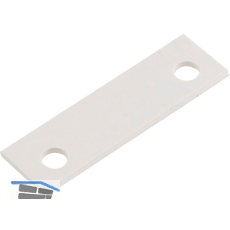 Unterlegplatte eckig zu Schlie�blech St�rke 1,5 mm Aluminium wei� RAL 9010