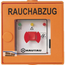 HAUTAU RWA Feuertaster FR 900 Si, 24 V, Aufputz, Kunststoff orange